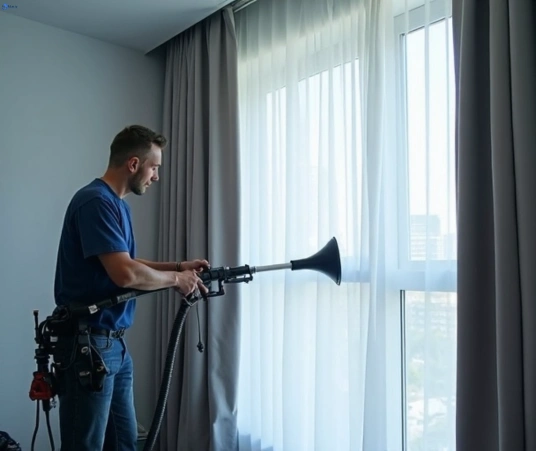 Professional curtain steam cleaning process equipment Matty Curtain Cleaning crows-nest-nsw