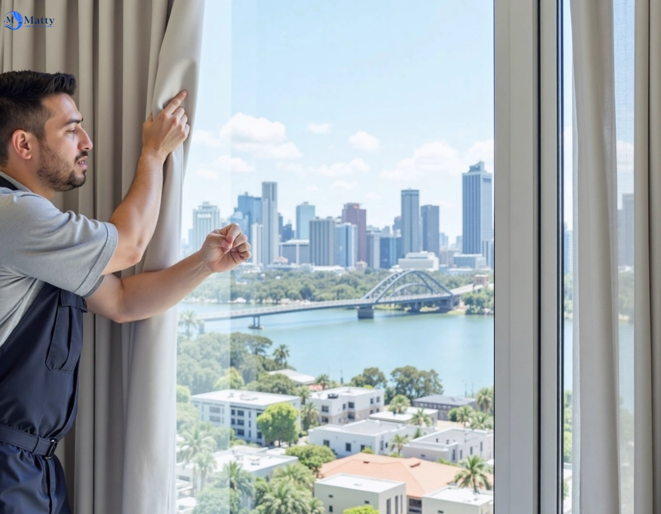 Professional curtain steam cleaning service crows-nest-nsw QLD by Matty Curtain Cleaning