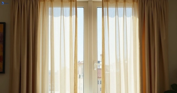 Dusty and dull curtains in crows-nest-nsw before steam cleaning